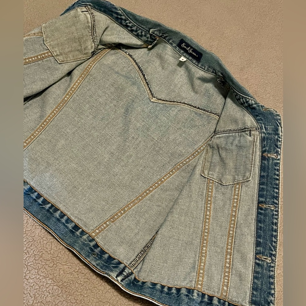 ✨Vintage ASO Lorelai Gilmore Earl Jean Denim Jacket ✨ - Picture 11 of 12